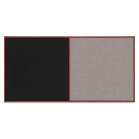 United Visual Products Enclosed Corkboard, 3 Door, 96"x48", 4" Fra, UV3413-GOLD-ULTMAR UV3413-GOLD-ULTMAR